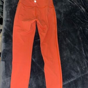 Lululemon Athletica Orange Leggings
